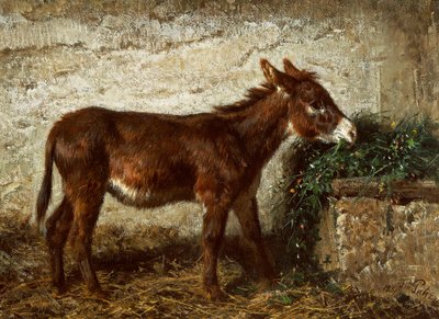 Filippo Palizzi szamár a kiságyban (1818-1899) alkotó: Filippo Palizzi