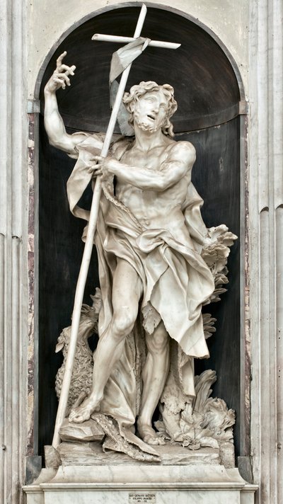 Keresztelő Szent János (szobor alkotó: Filippo Parodi