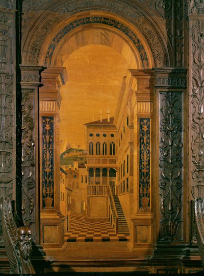 Utca és házak, trompe l