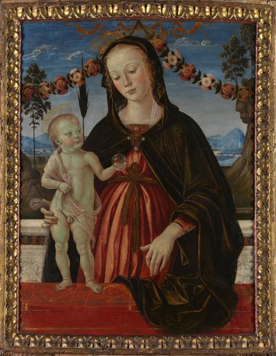 A Szűz és a Gyermek c. 1473 alkotó: Fiorenzo di Lorenzo