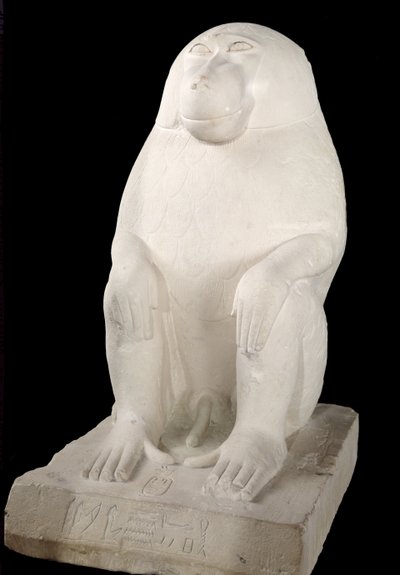 Pávián, Középbirodalom, esetleg 7. dinasztia (mészkő) alkotó: First Intermediate Period Egyptian