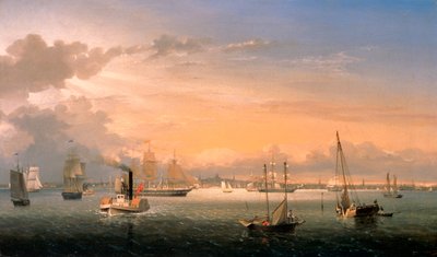 Boston Harbor alkotó: Fitz Henry Lane
