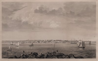Castine, a Kórházszigetről alkotó: Fitz Henry Lane