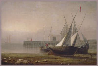 Halászhajók apálykor, 1850-es évek alkotó: Fitz Henry Lane