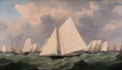New York Yacht Club Regatta, 1856 alkotó: Fitz Henry Lane