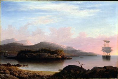 A Mount Desert Island mellett, 1856 alkotó: Fitz Henry Lane