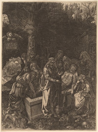A síremlék alkotó: Flemish 17th Century, style of Albrecht Dürer