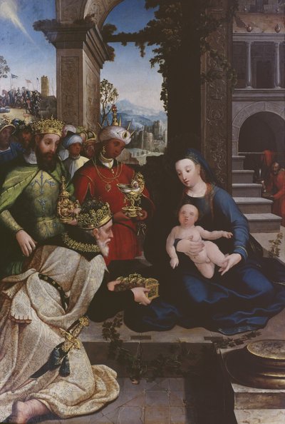 Mágusok imádása, 1500 körül alkotó: Flemish School