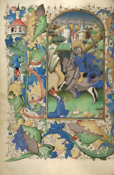 Órák könyve, 1450-55 (tempera, aranylevél és tinta pergamenen) alkotó: Flemish School