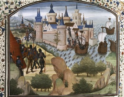 KRUSZÁDOK: Konstantinápoly a keresztes lovagok által ostromlott alkotó: Flemish School