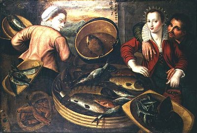 Másolat egy festmény után a londoni Fishmongers