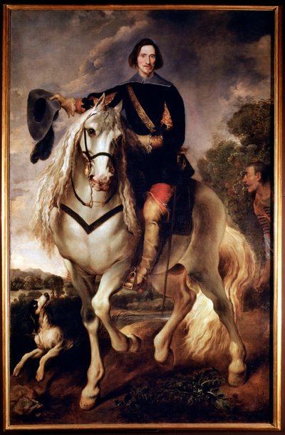 Egy kapitány lovas portréja mór lapjával (olaj, vászon, 1635 körül) alkotó: Flemish School