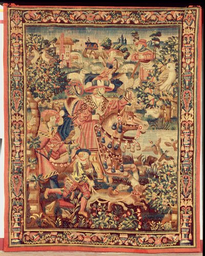 Solymászat alkotó: Flemish School