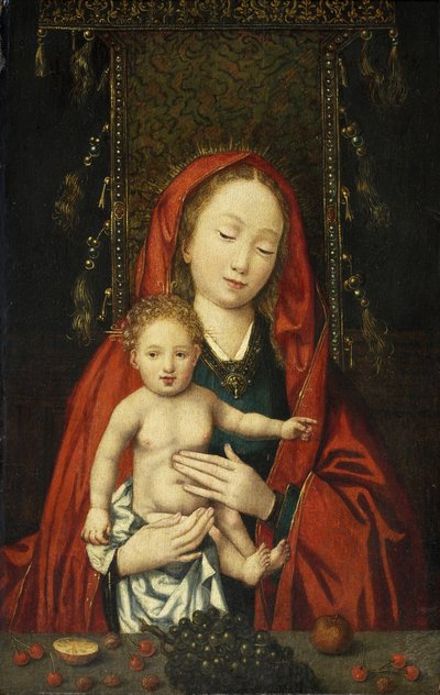 Madonna és gyermek, 1500 körül (olaj, panel) alkotó: Flemish School