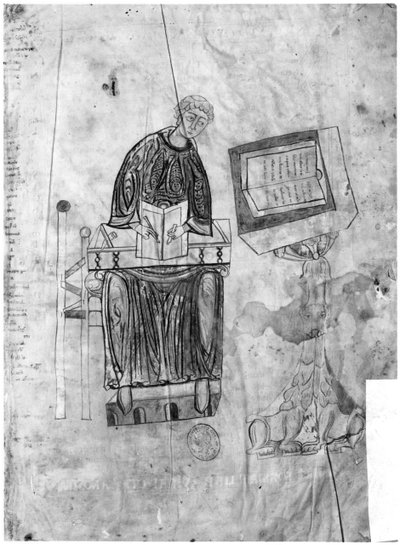 Ms 528 fol.1r Lectionary, a másoló alkotó: Flemish School