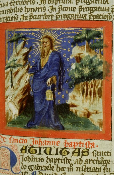 Gen 1111 oldal a Legenda Aurea-ból, Bruges, 1400-10 alkotó: Flemish School