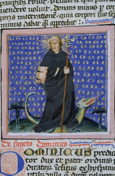 Gen 1111 oldal a Legenda Aurea-ból, Bruges, 1400-10 alkotó: Flemish School