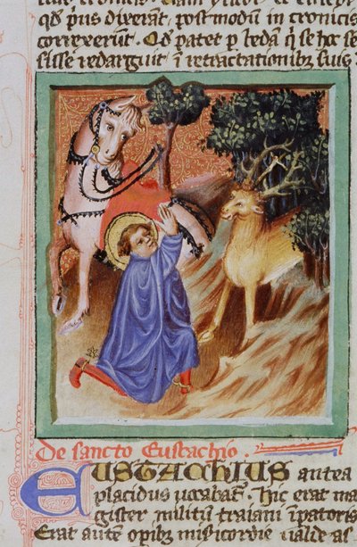 Gen 1111 oldal a Legenda Aurea-ból, Bruges, 1400-10 alkotó: Flemish School