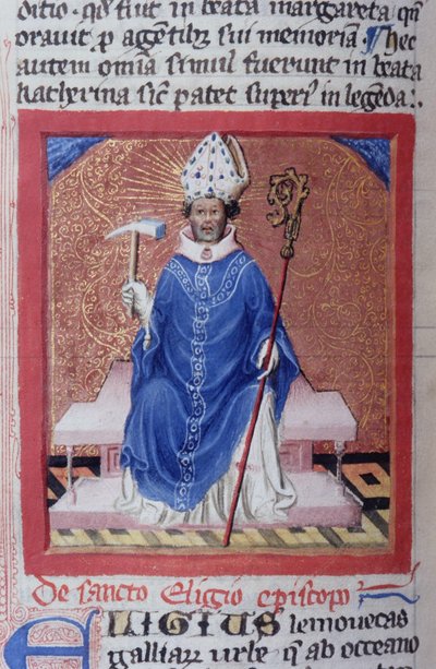 Gen 1111 oldal a Legenda Aurea-ból, Bruges, 1400-10 alkotó: Flemish School
