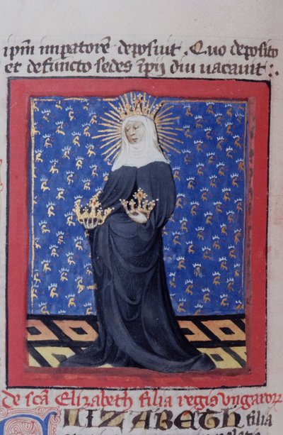 Gen 1111 oldal a Legenda Aurea-ból, Bruges, 1400-10 alkotó: Flemish School