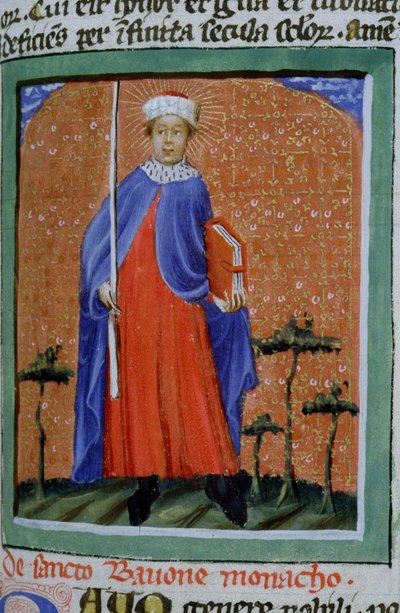 Gen 1111 oldal a Legenda Aurea-ból, Bruges, 1400-10 alkotó: Flemish School