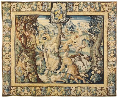 Mitológiai kárpit, 1600-50 alkotó: Flemish School