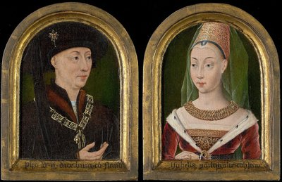 Jó Fülöp, Burgundia hercege; Bourbon Izabella () alkotó: Flemish School