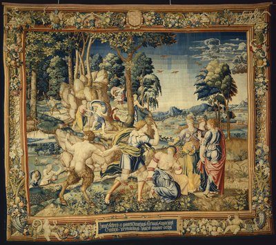 Pomona Meglepett Vertumnus és más udvarlók, A Vertumnus és Pomona története, 1535-40 alkotó: Flemish School