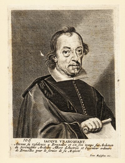 Jacob Franquart flamand festő, építész és metsző portréja alkotó: Flemish School