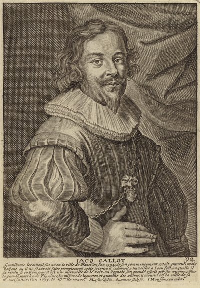 Jacques Callot portréja alkotó: Flemish School
