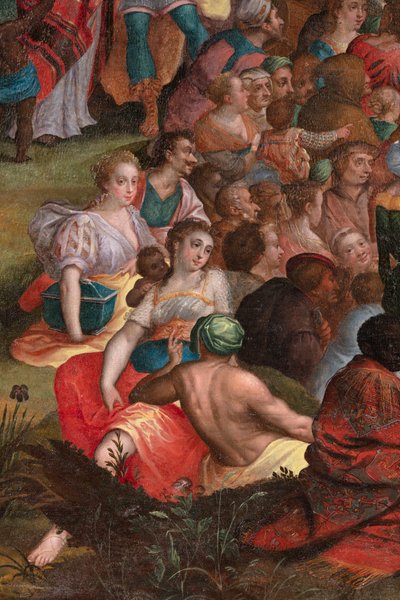 János prédikációja a sivatagban alkotó: Flemish School