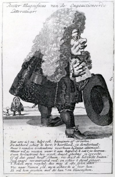Magnificus rektor, 1668 alkotó: Flemish School