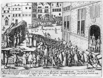A spanyol inkvizíció jelenetei Gentben, 1578. június alkotó: Flemish School