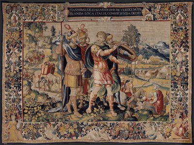 Hannibál története, 1570 körül (szőttes) alkotó: Flemish School