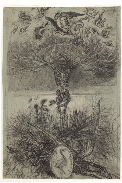 Holland: Charles Baudelaire Les Epaves című címlapjának utolsó rajza alkotó: Félicien Rops