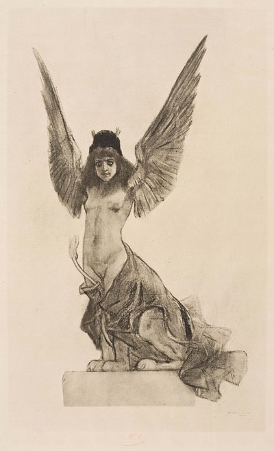 Női szfinx vagy párhuzamos alkotó: Félicien Rops