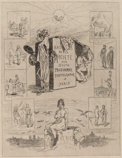 Frontispiece: A társadalom hordaléka (Las bas-fonds de la societe) alkotó: Félicien Rops