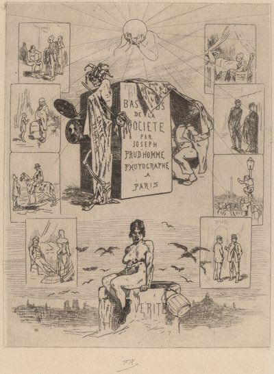 Frontispiece: A társadalom hordaléka (Les bas-fonds de la societe) alkotó: Félicien Rops