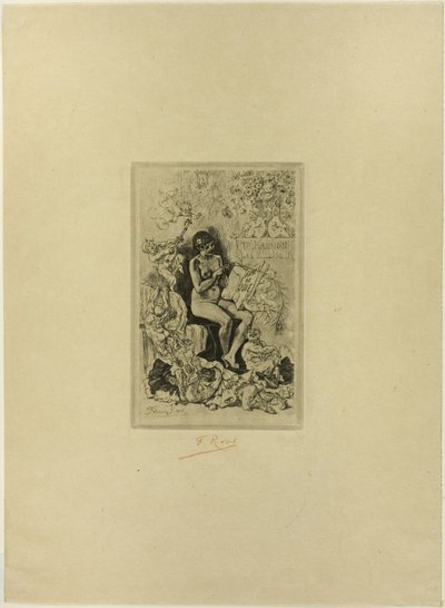 Rimes de Joie előlapja alkotó: Félicien Rops