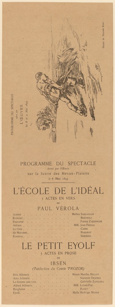 Az ideális iskolája, Le Petit Eyolf, 1895. alkotó: Félicien Rops