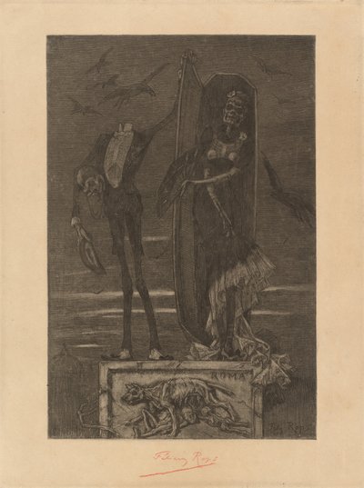 A Legfelsőbb Vice: Frontispiece alkotó: Félicien Rops