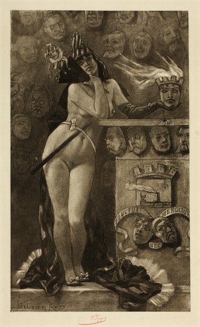 Modern maszkok alkotó: Félicien Rops