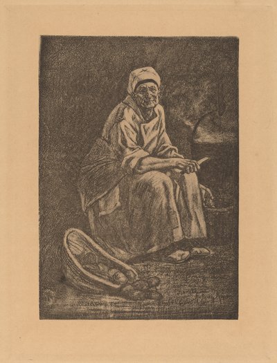 Az öreg Kate. alkotó: Félicien Rops