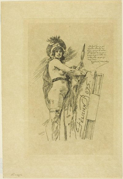 Félicien Rops múzsája alkotó: Félicien Rops