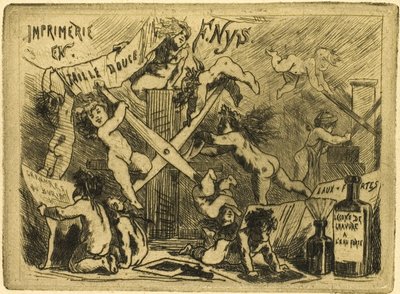 A sajtó alkotó: Félicien Rops