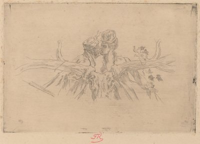 Maris vonata (Le train de Maris) alkotó: Félicien Rops
