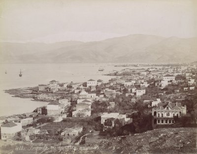 Bejrút. Az American College-ból nézve kb. 1870. alkotó: Félix Bonfils