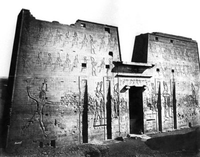 Edfu, Núbia, Egyiptom, 1878 alkotó: Félix Bonfils