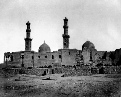 Barquq szultán mecset, Kairó, Egyiptom, 1878 alkotó: Félix Bonfils