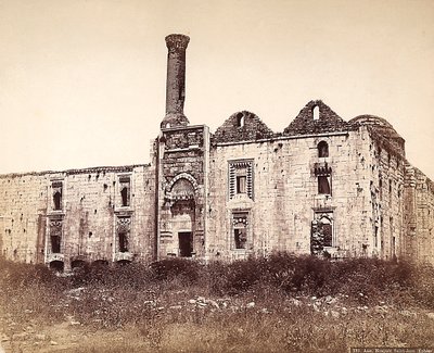 A Szent János-bazilika, amelyet 1330-ban mecsetté alakítottak át Ephesusban, Törökországban alkotó: Félix Bonfils